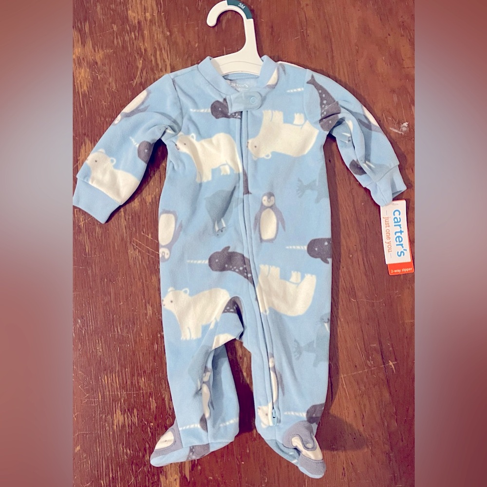 Carter’s sleep, and play pajamas with footsies